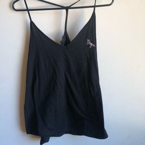 Black Unicorn Tank Top